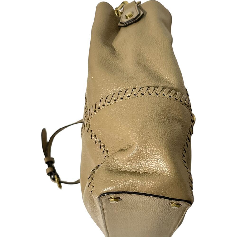 NWT OrYany Drew Pebbled Leather Slouchy Satchel in Dune - Picture 9 of 16